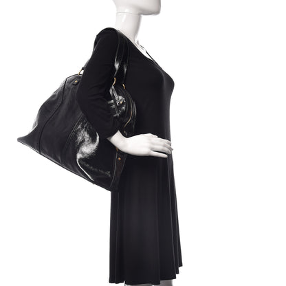Saint Laurent Patent Oversized Muse Black 2 of 9