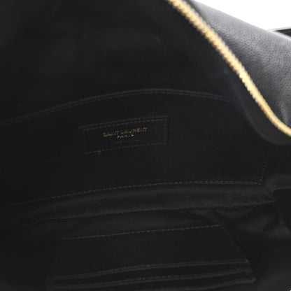 Saint Laurent Grain De Poudre Monogram Belt Bag Black 5 of 10