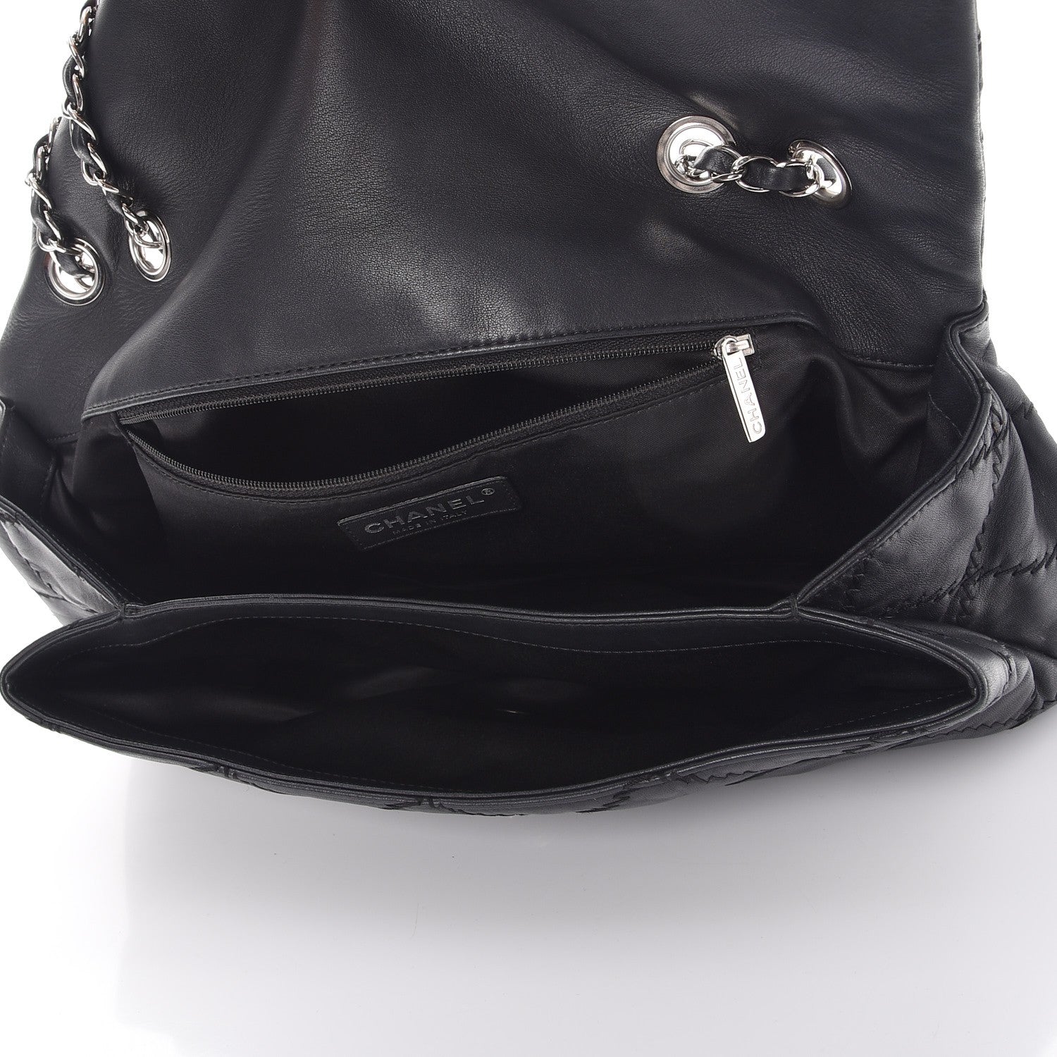 Chanel Lambskin Ultimate Stitch Maxi Flap Black 5 of 9