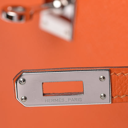 Hermes Epsom Kelly Pochette Clutch Feu 18 of 27