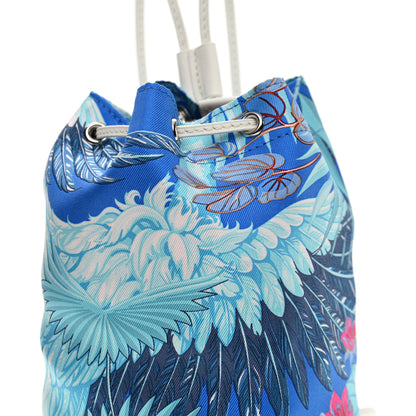 Hermes Silk Swift Flamingo Party Small Soie Cool Mykonos White 7 of 10