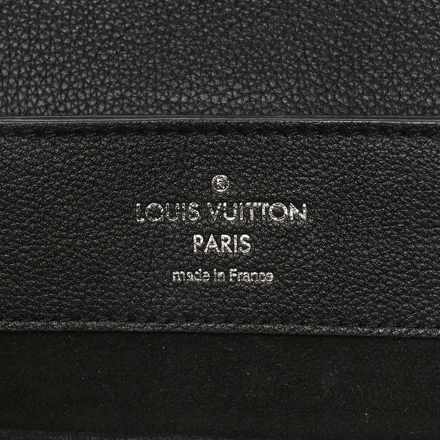 Calfskin Lockme Backpack Black