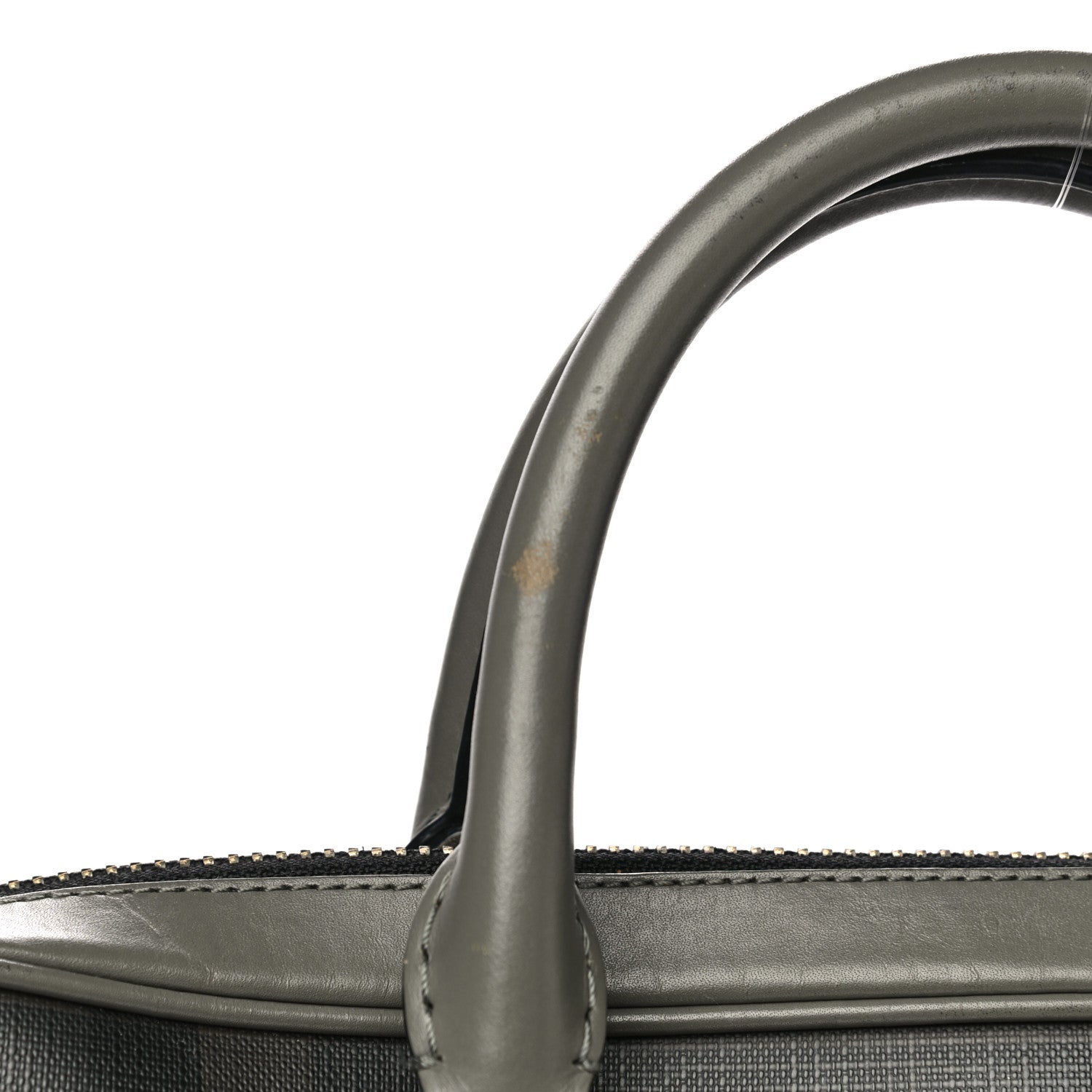 Burberry London Smoked Check Large Briefcase Grey 21 of 39