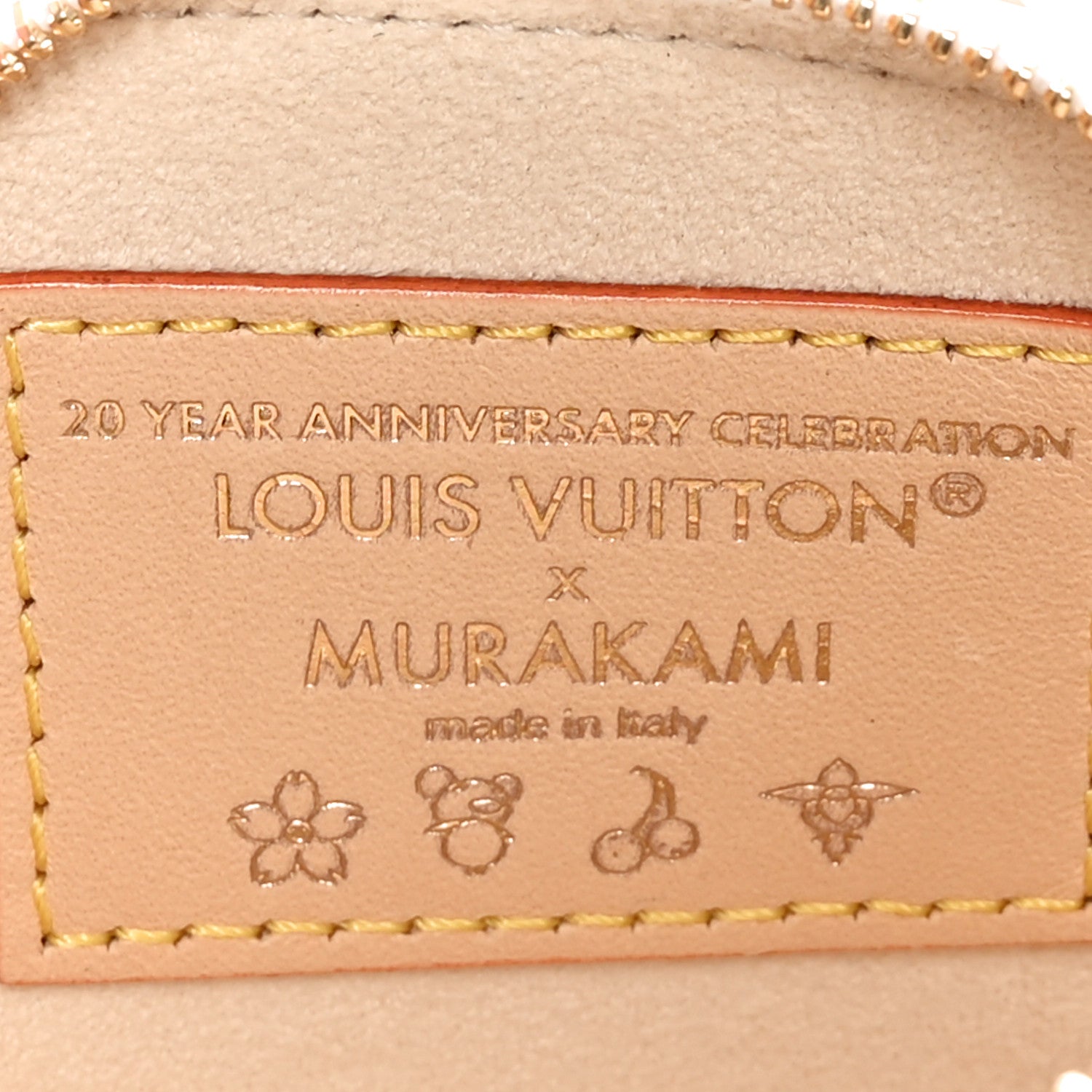 Louis Vuitton LV x TM Monogram Multicolor Micro Alma Bag Charm White 4 of 6