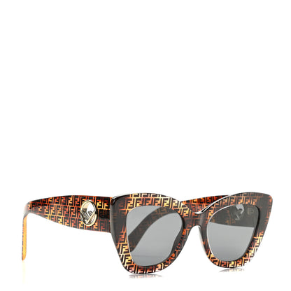 Fendi Acetate F is Fendi FF 51mm Cat Eye Sunglasses 0327/S Tortoise Camouflage 3 of 7