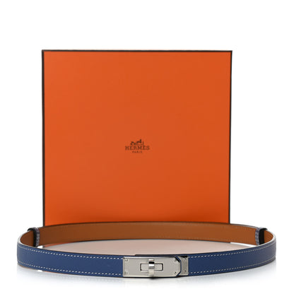Hermes Epsom Kelly Belt Bleu Brighton 5 of 5