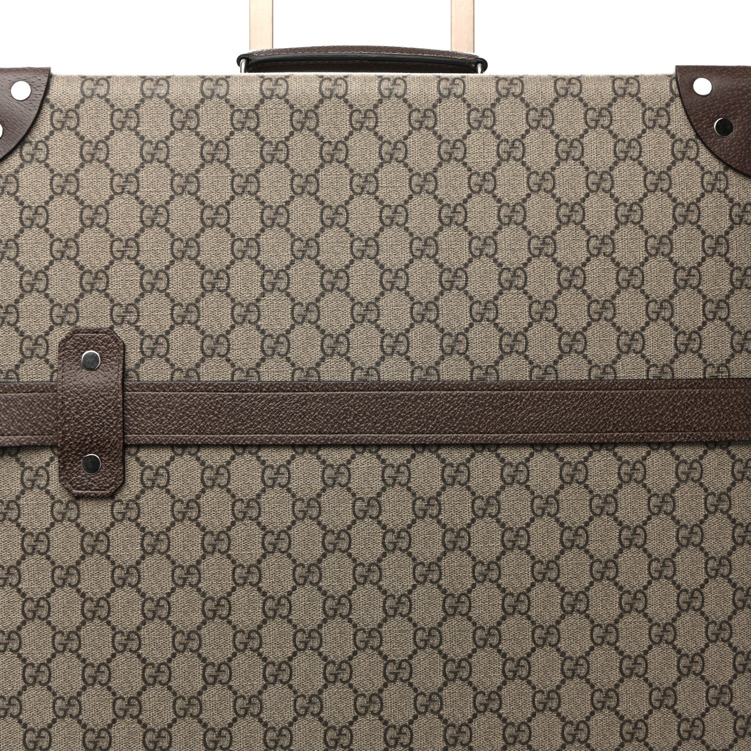 Gucci Supreme Monogram Medium Globe-Trotter Suitcase Brown 6 of 16