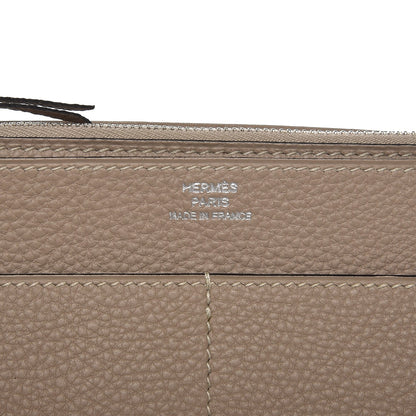 Hermes Togo Dogon Duo Wallet Gris Tourterelle 6 of 7