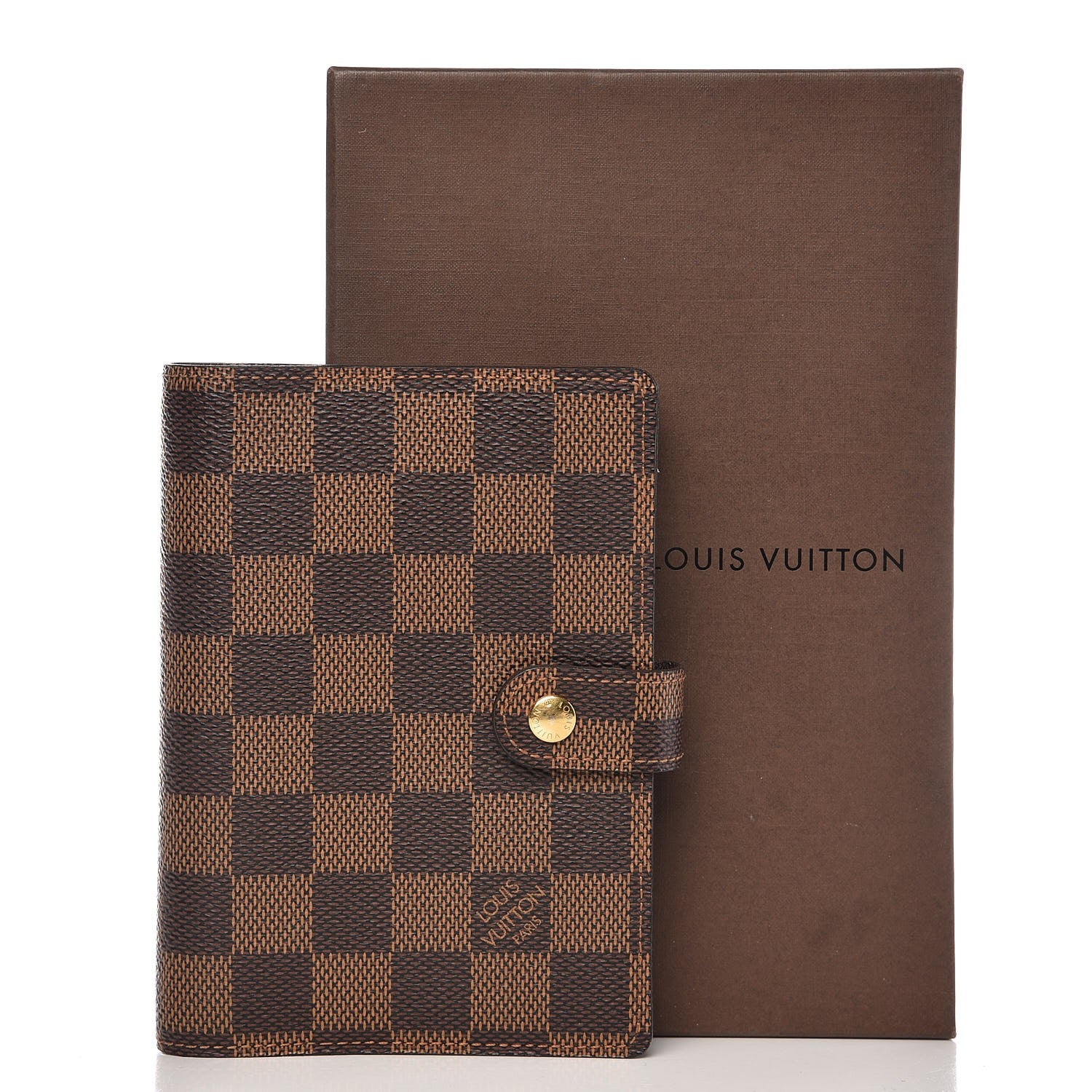 Louis Vuitton Damier Ebene Small Ring Agenda Cover 8 of 10
