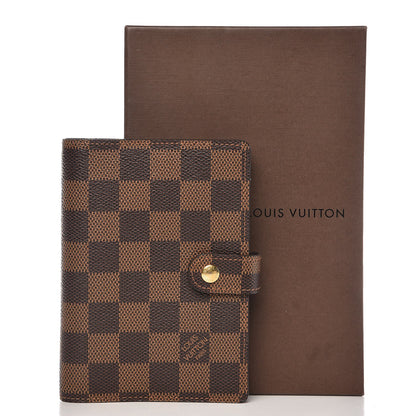 Louis Vuitton Damier Ebene Small Ring Agenda Cover 8 of 10