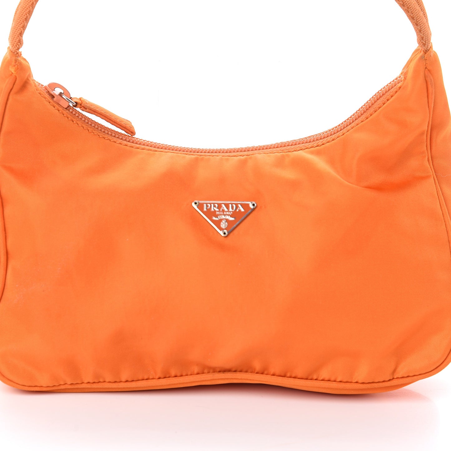 Tessuto Nylon Sport Shoulder Bag Orange