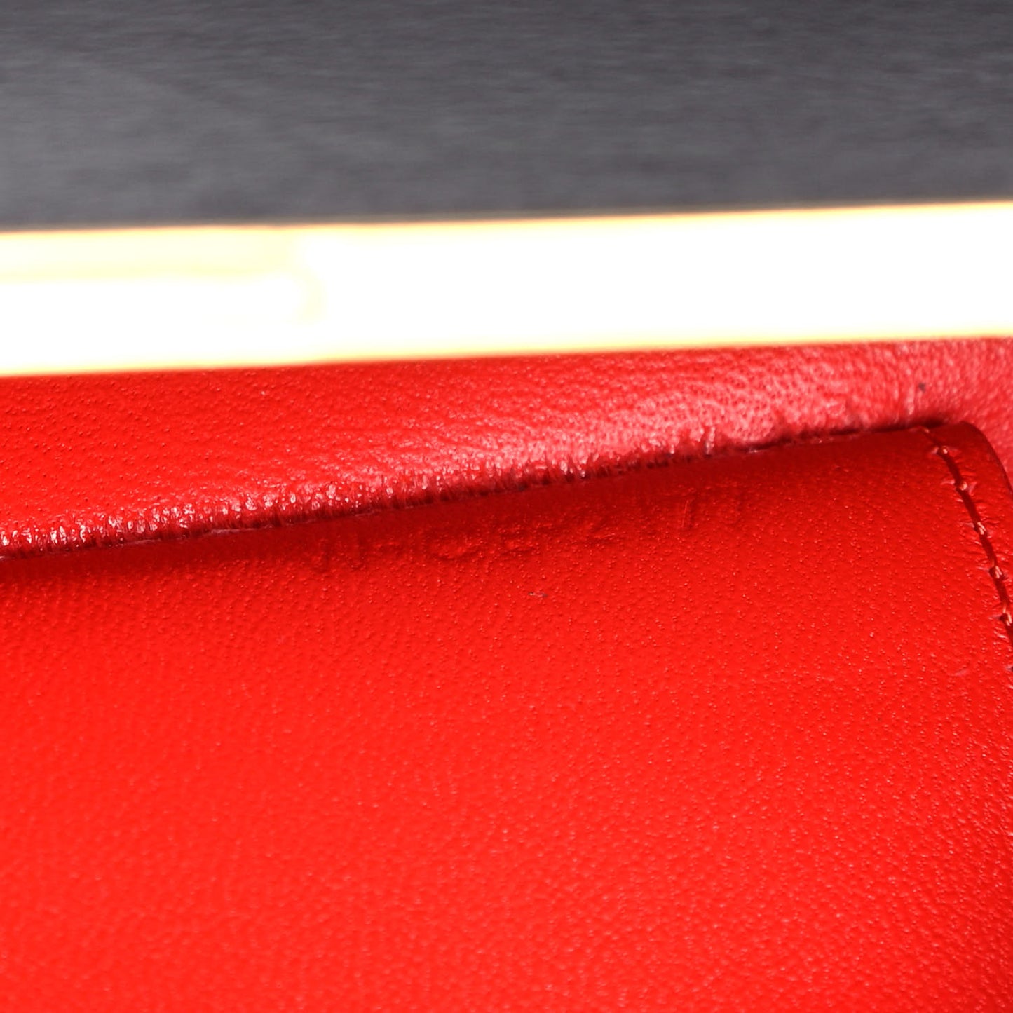 Smooth Calfskin Mini Clasp Bag Black