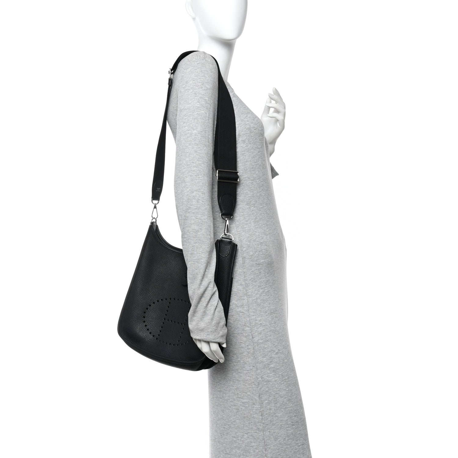 Hermes Taurillon Clemence Evelyne III PM Black 2 of 10