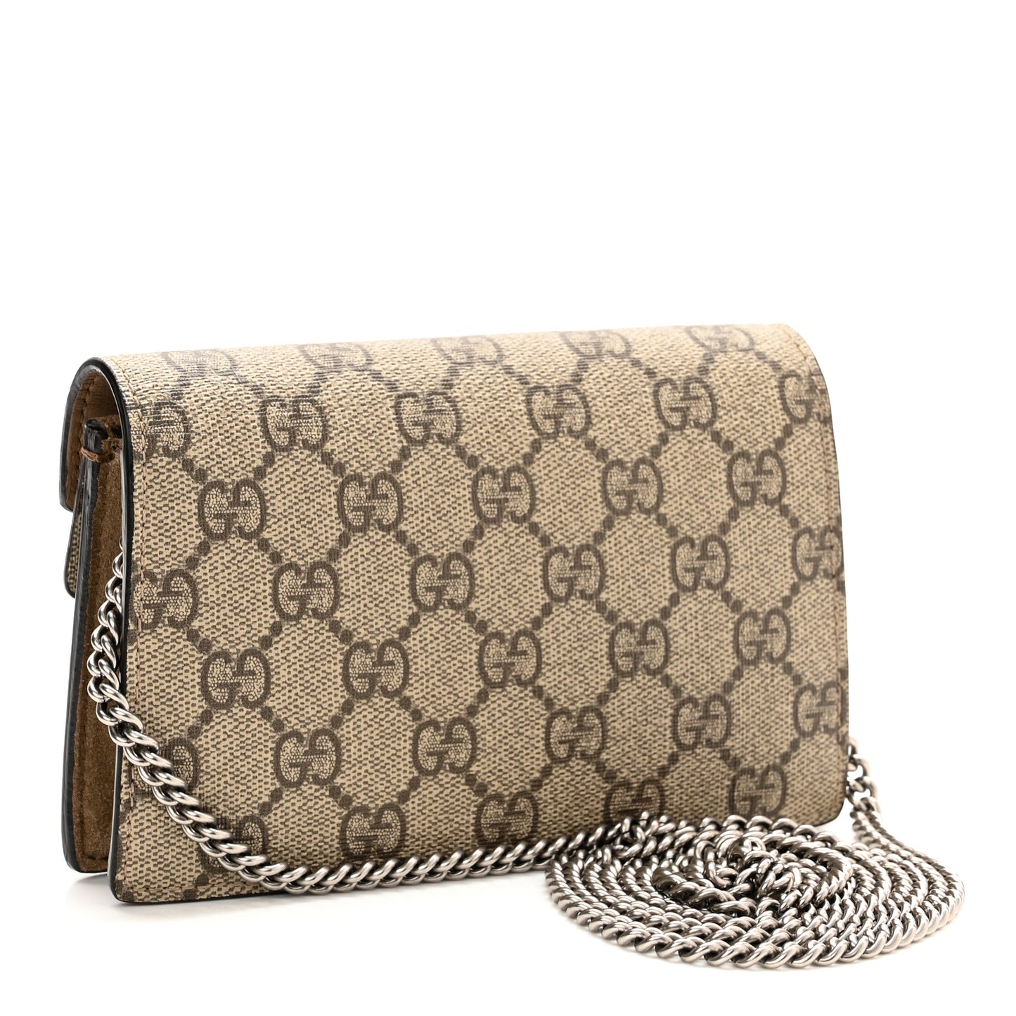 GG Supreme Monogram Super Mini Dionysus Shoulder Bag Taupe