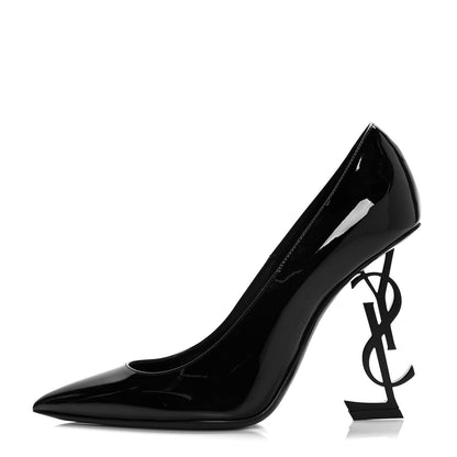 Saint Laurent Patent Opyum 110 Pumps 38.5 Black 1 of 10