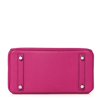 Hermes Swift Birkin 25 Rose Pourpre 6 of 34