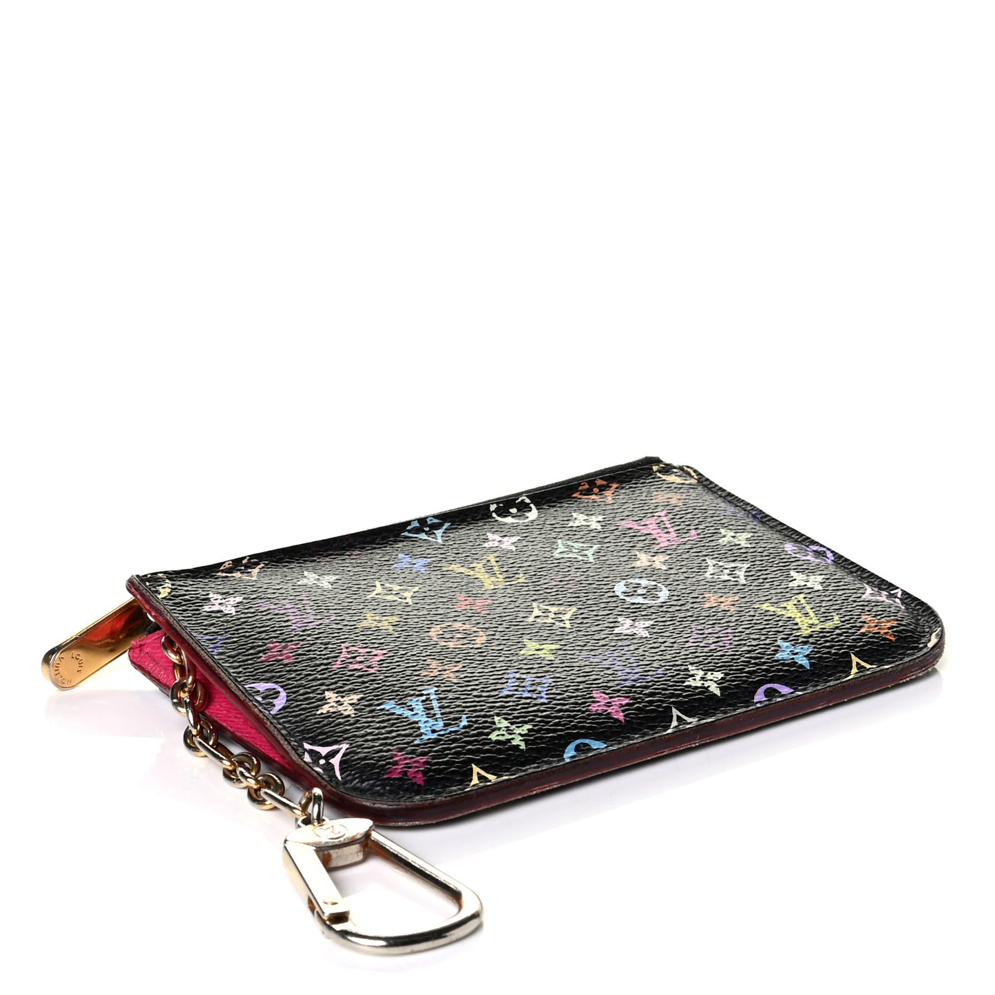 Monogram Multicolor Key Pouch Black Grenade