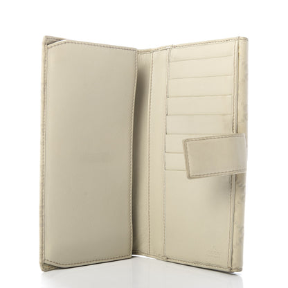 Gucci Guccissima Horsebit Continental Wallet Ivory 5 of 9