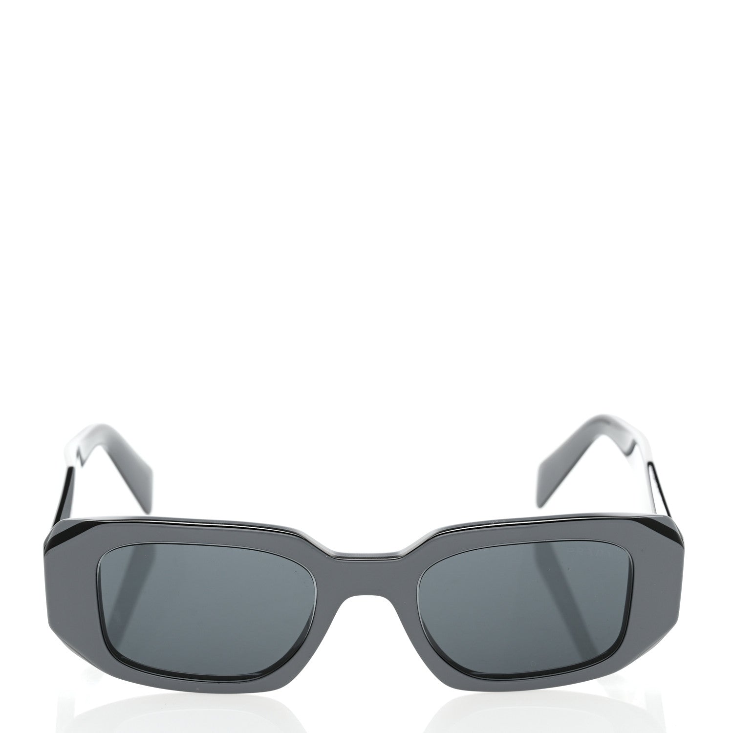 Prada Acetate Symbole Sunglasses SPR17W Graphite Black 2 of 8