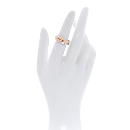 Cartier 18K Pink Yellow White Gold Classic Trinity Ring 51 5.75 2 of 6