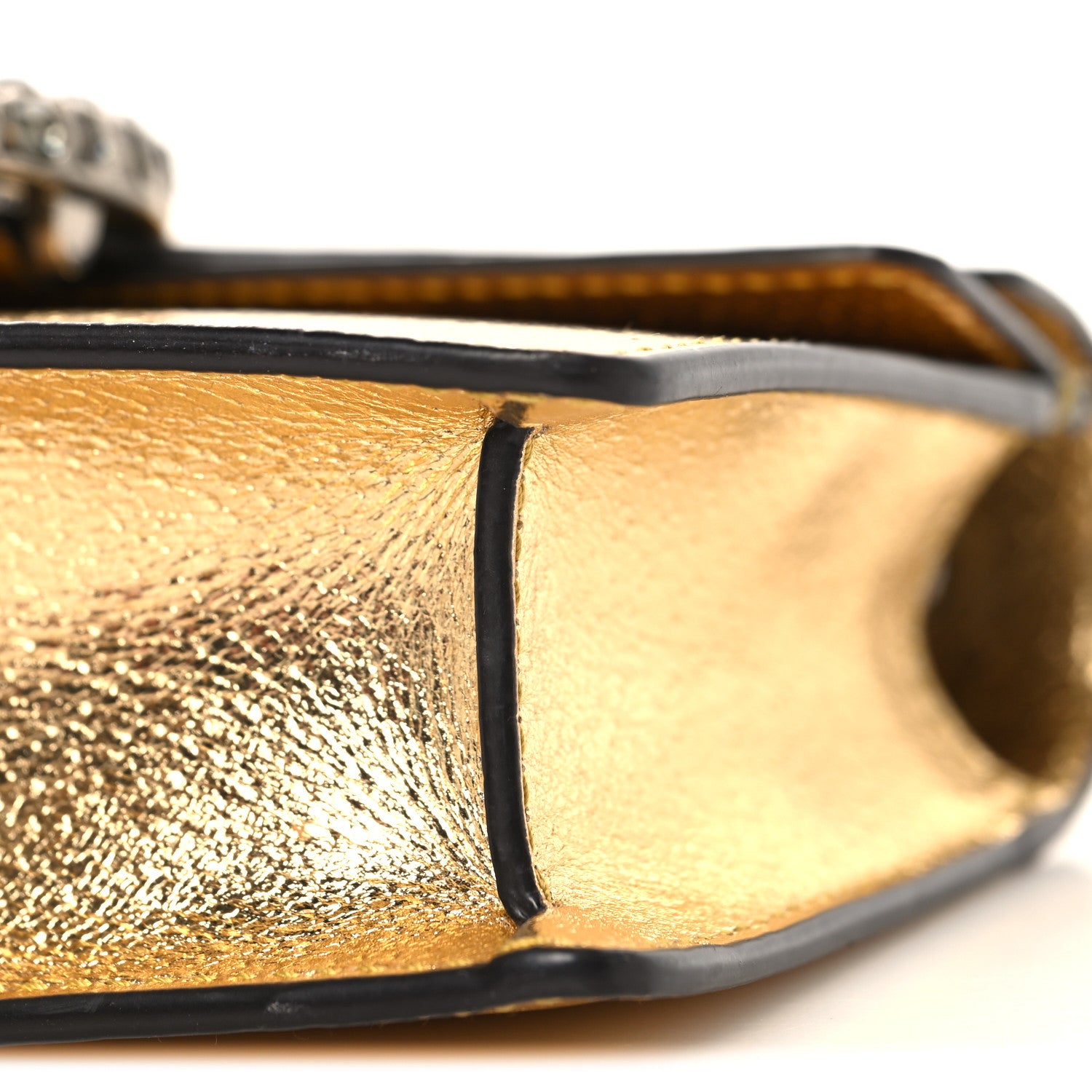 Gucci Metallic Calfskin Super Mini Dionysus Shoulder Bag Gold 9 of 9