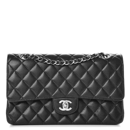 Chanel Caviar Quilted Medium Double Flap Black 1 of 15