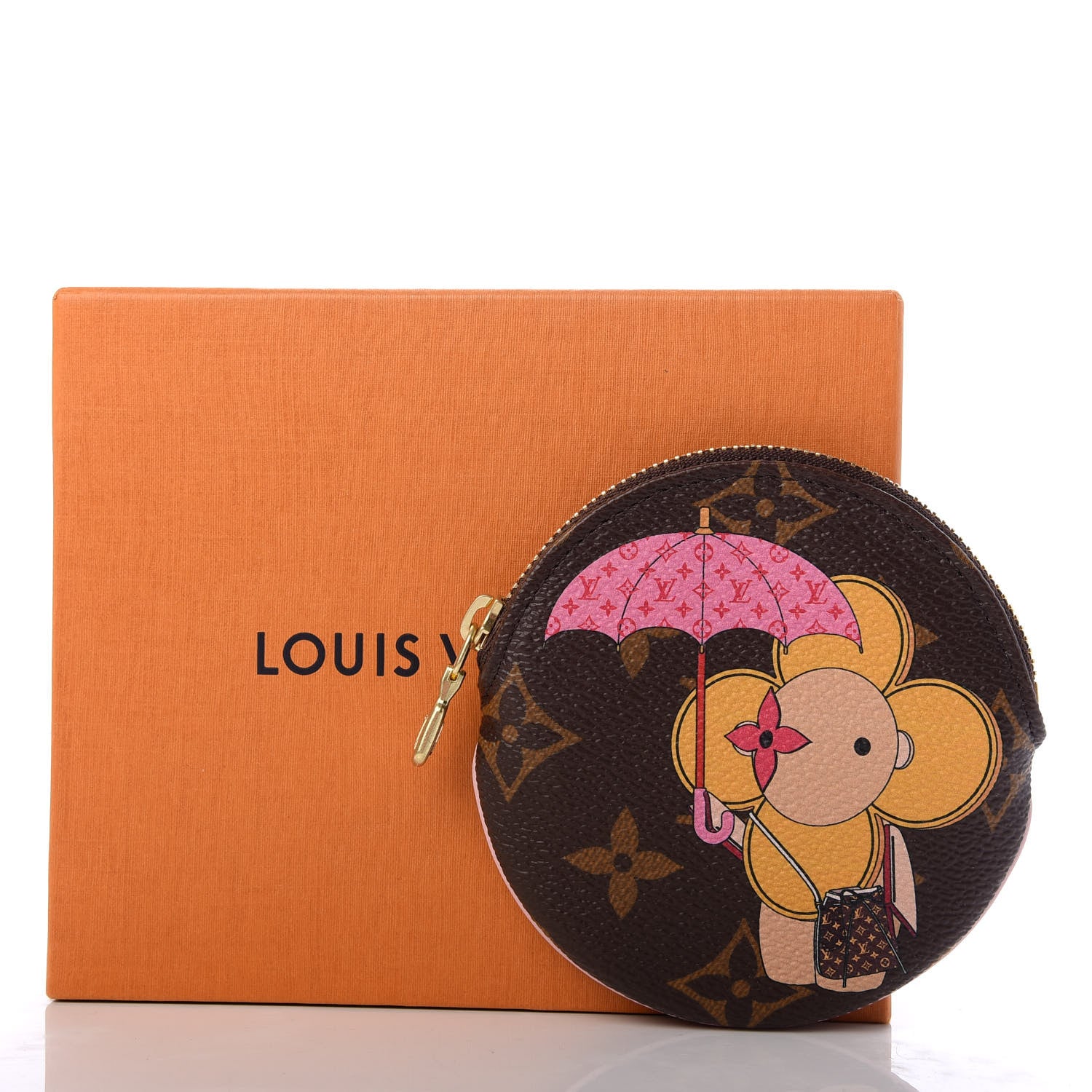 Louis Vuitton Monogram 2019 Christmas Animation Tokyo Round Coin Purse 8 of 8