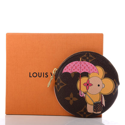 Louis Vuitton Monogram 2019 Christmas Animation Tokyo Round Coin Purse 8 of 8