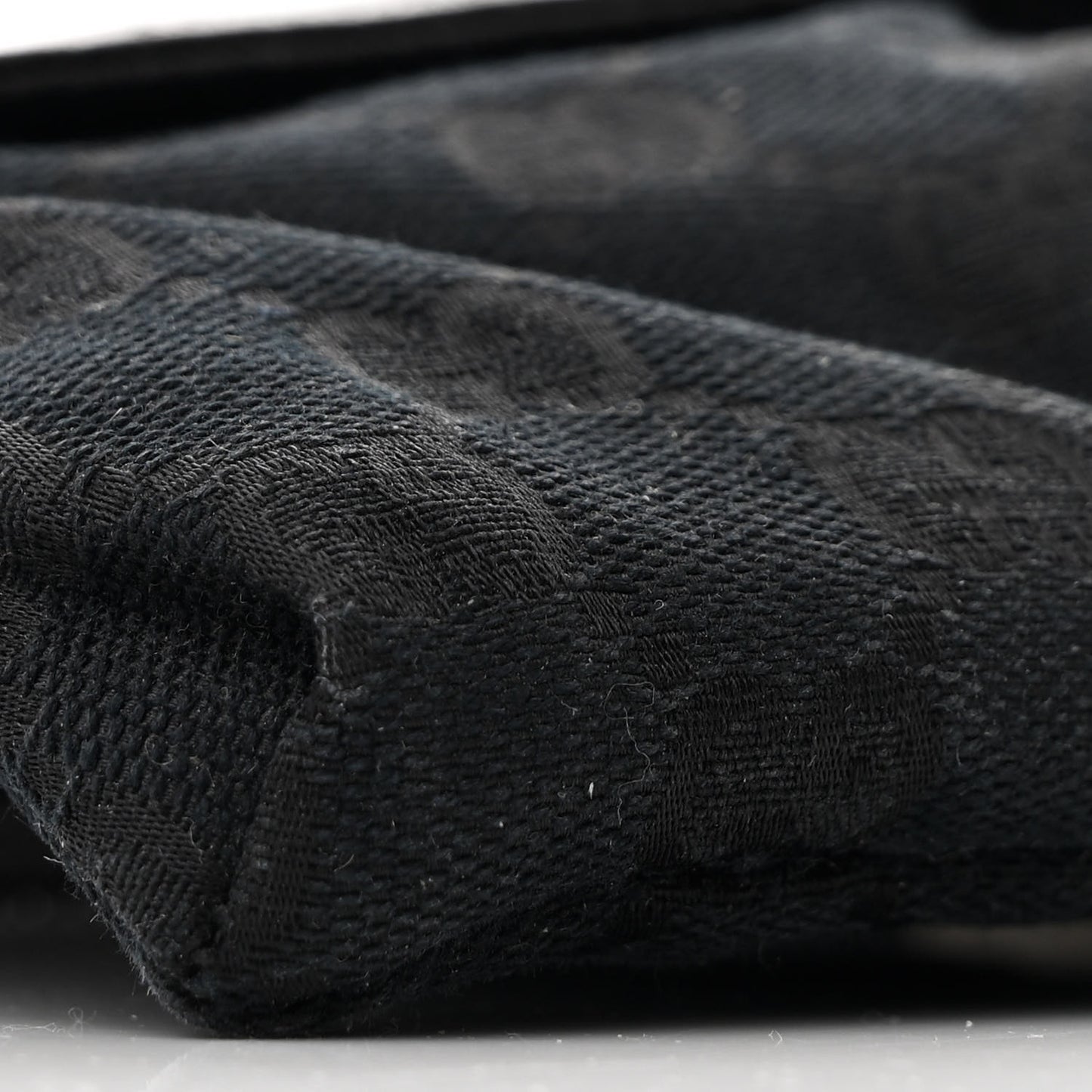 GG Monogram Double Pocket Belt Bag Black