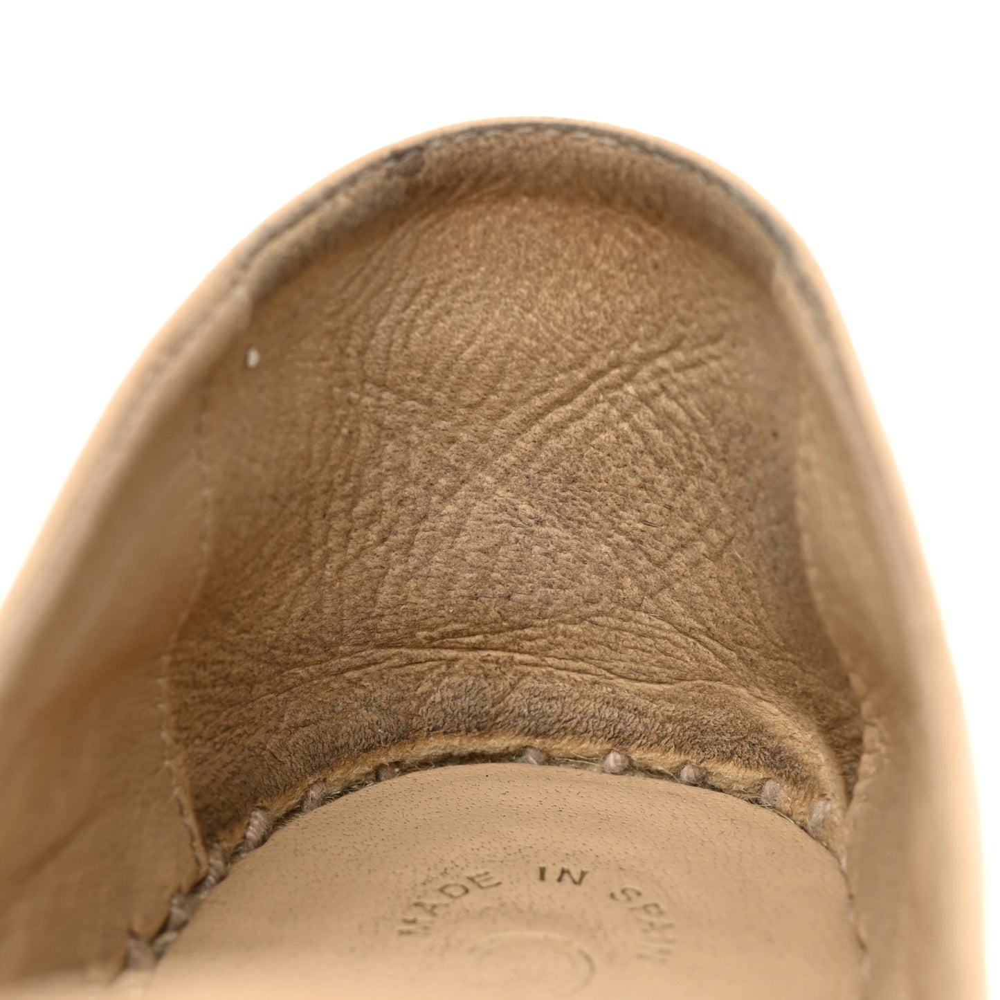 Lambskin CC Espadrilles 37 Beige Black