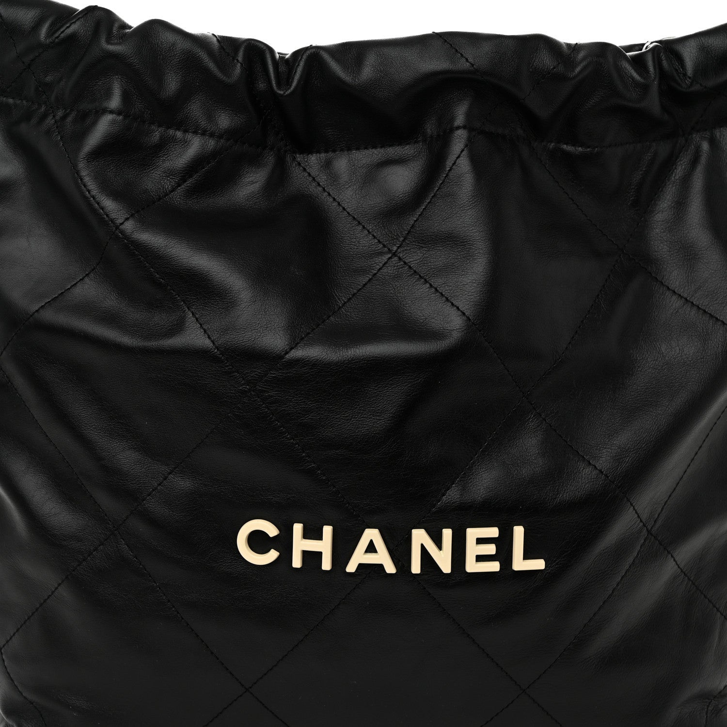 Chanel Calfskin Quilted Small Chanel 22 Black 8 of 9