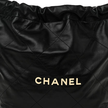 Chanel Calfskin Quilted Small Chanel 22 Black 8 of 9