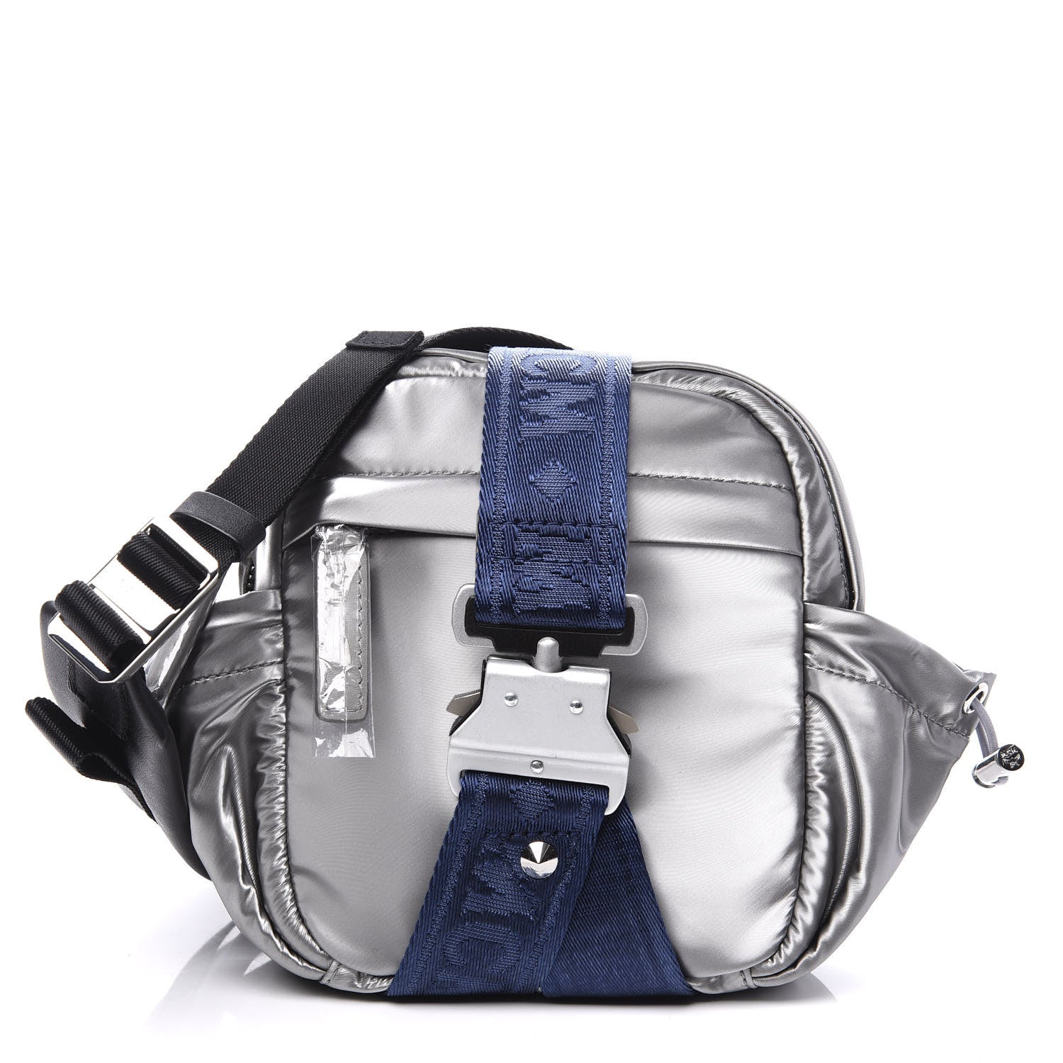 MCM Metallic Nylon Jemison Crossbody Silver 1 of 10