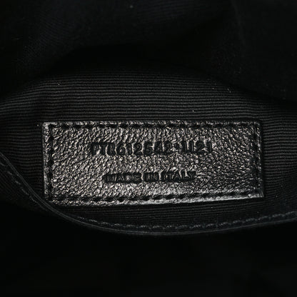 Saint Laurent Raffia Canvas Monogram Lou Camera Bag Dark Chocolate 7 of 9