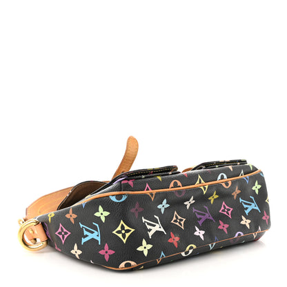 Louis Vuitton Monogram Multicolor Lodge PM Black 4 of 9