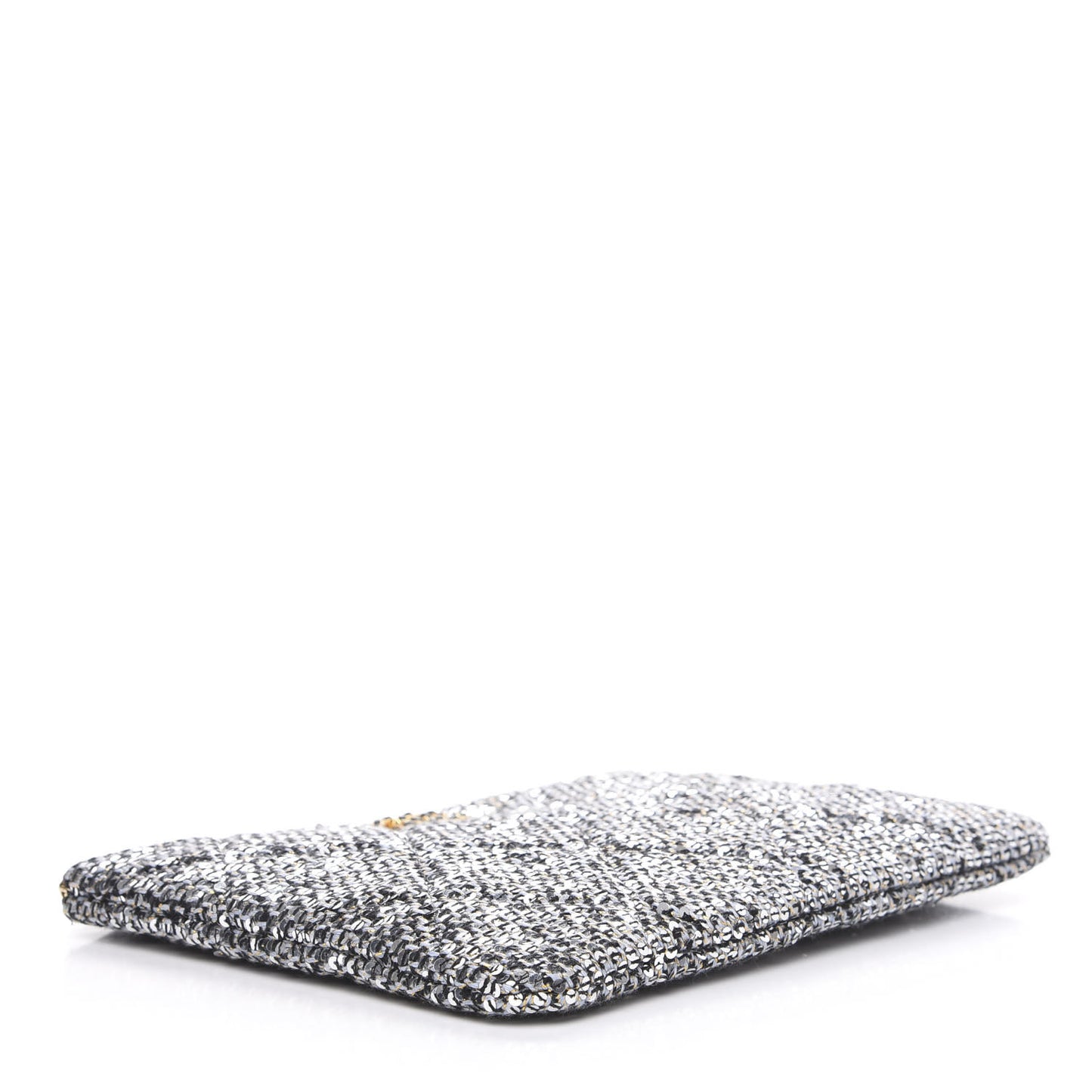 Sequins Medium 19 Pouch Silver