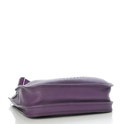 Hermes Taurillon Clemence Amazone Evelyne III PM Ultraviolet 4 of 7