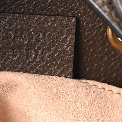 Gucci GG Supreme Monogram Web Small Ophidia Bucket Bag Brown 7 of 10