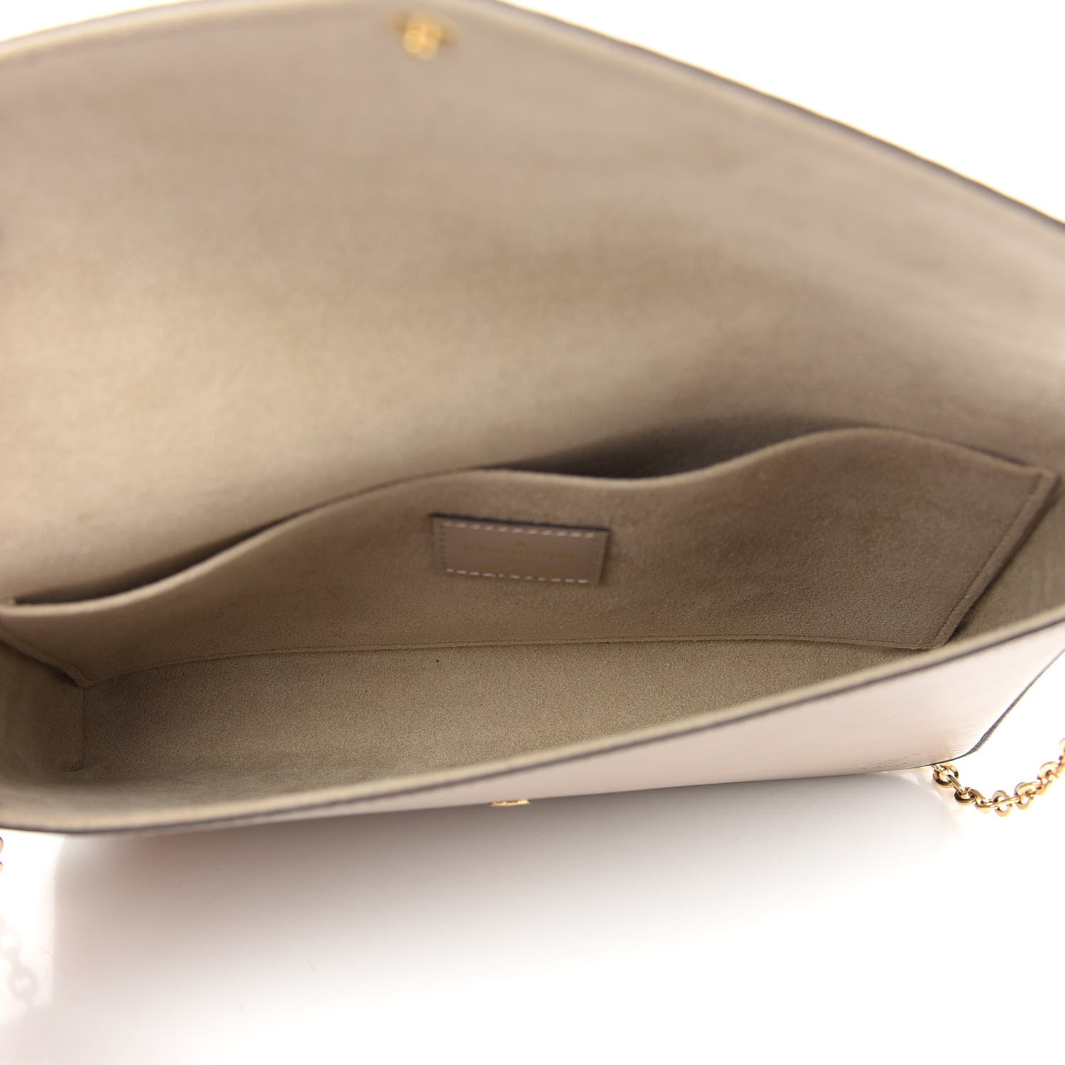 Louis Vuitton Epi Felicie Pochette Chain Wallet Galet 6 of 9