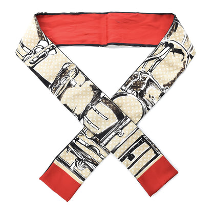 Louis Vuitton Silk Monogram Trunks Bandeau Brown 1 of 5