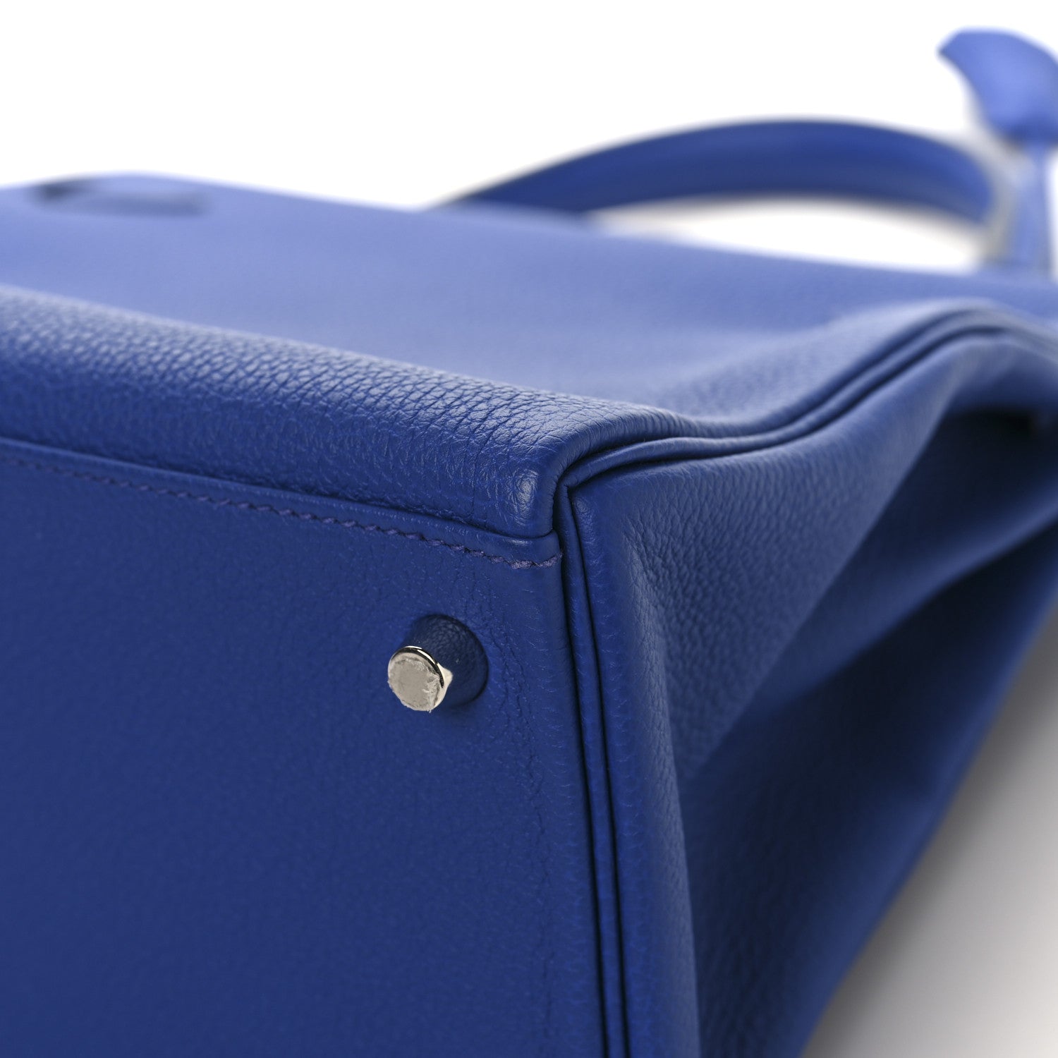 Hermes Togo Kelly Retourne 28 Bleu Royal 12 of 12