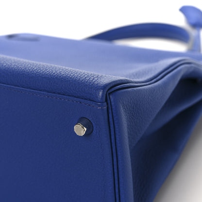 Hermes Togo Kelly Retourne 28 Bleu Royal 12 of 12