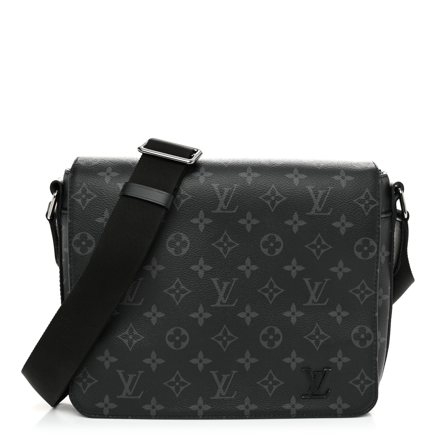 Louis Vuitton Monogram Eclipse District PM NM Black 1 of 9