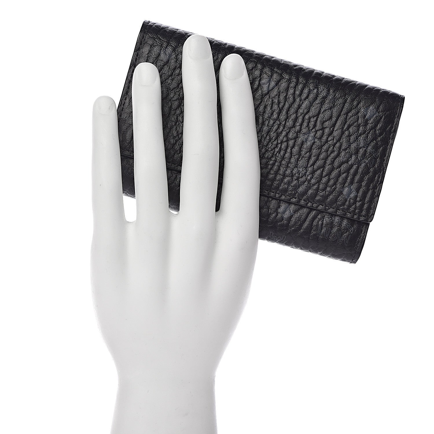MCM Visetos Three-Fold Flap Wallet Black 2 of 6