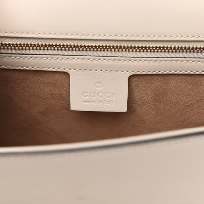 Gucci Calfskin Small Sylvie Shoulder Bag Off White 6 of 11