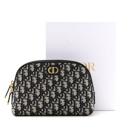 Christian Dior Oblique 30 Montaigne Cosmetic Pouch Blue 11 of 11