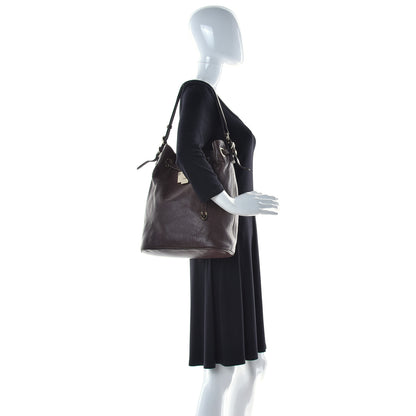 Jimmy Choo Calfskin Ramona Bucket Bag Brown 2 of 14