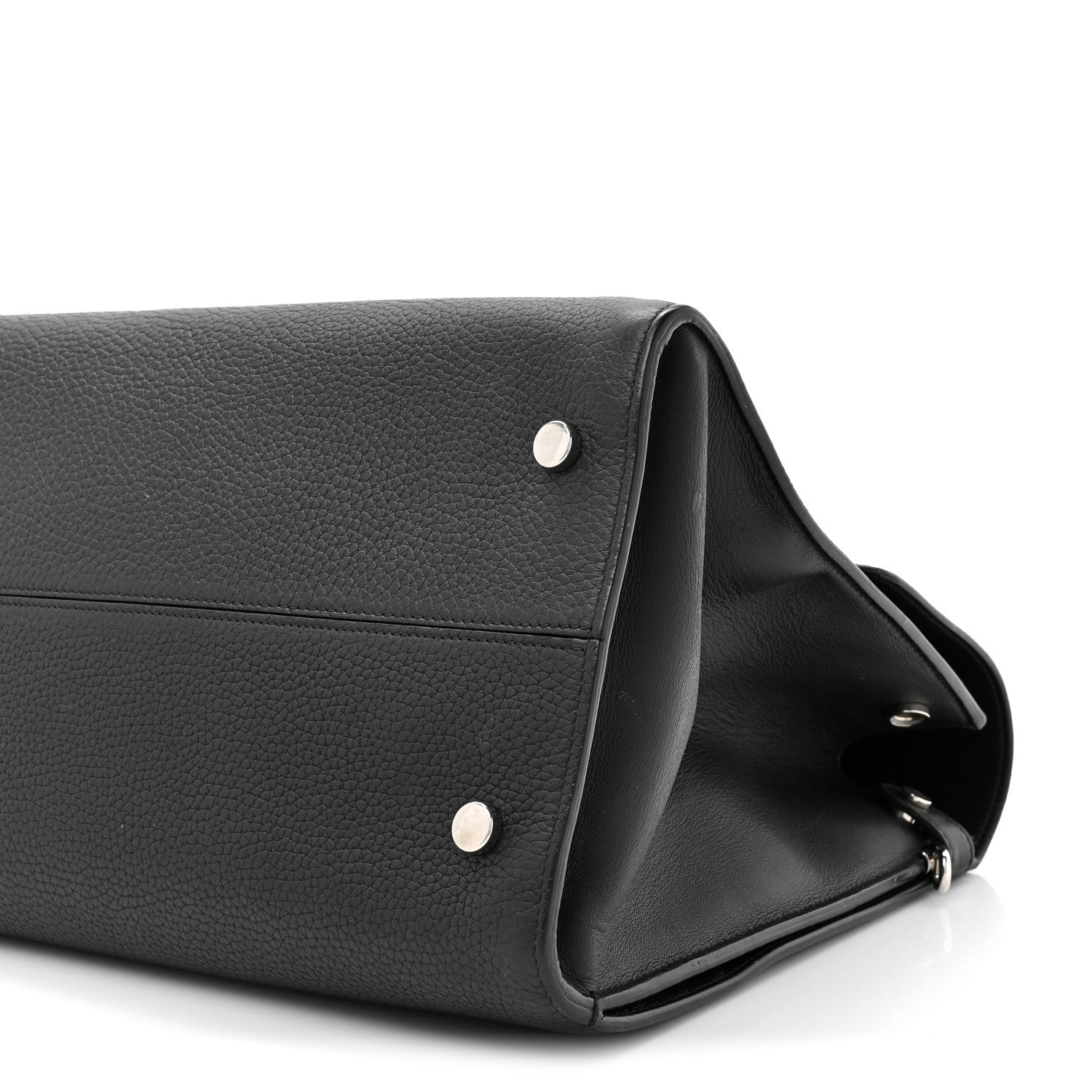 Christian Dior Grained Calfskin Large Diorever Flap Black 9 of 18