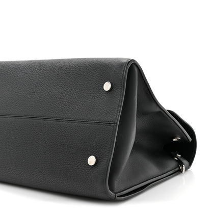 Christian Dior Grained Calfskin Large Diorever Flap Black 9 of 18