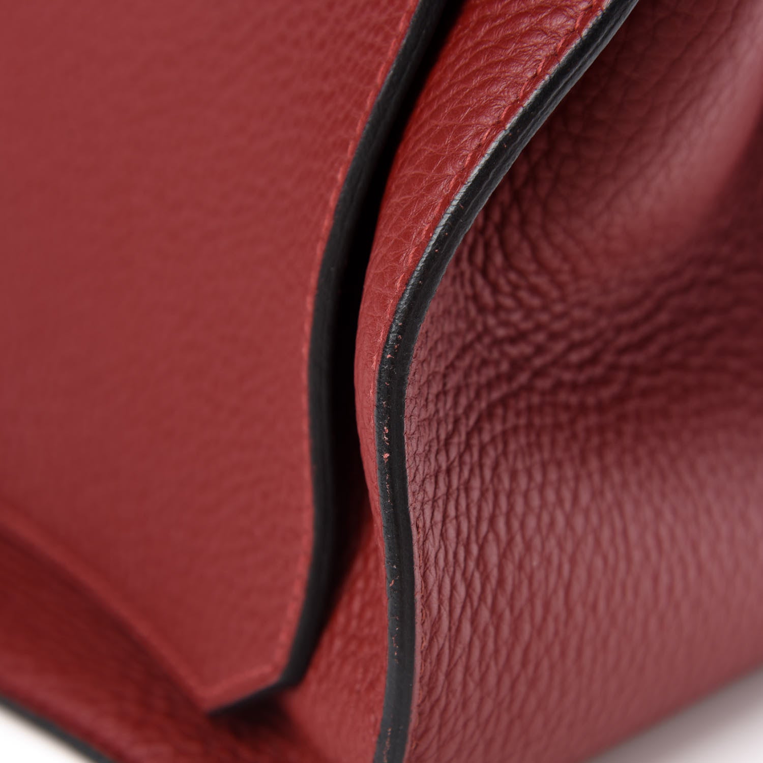 Hermes Taurillon Clemence Jypsiere 31 Rouge H 15 of 17